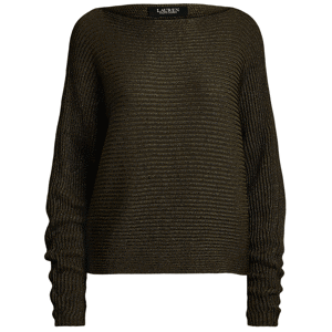 Lauren Ralph Lauren Metallic Rib-Knit Boatneck Jumper